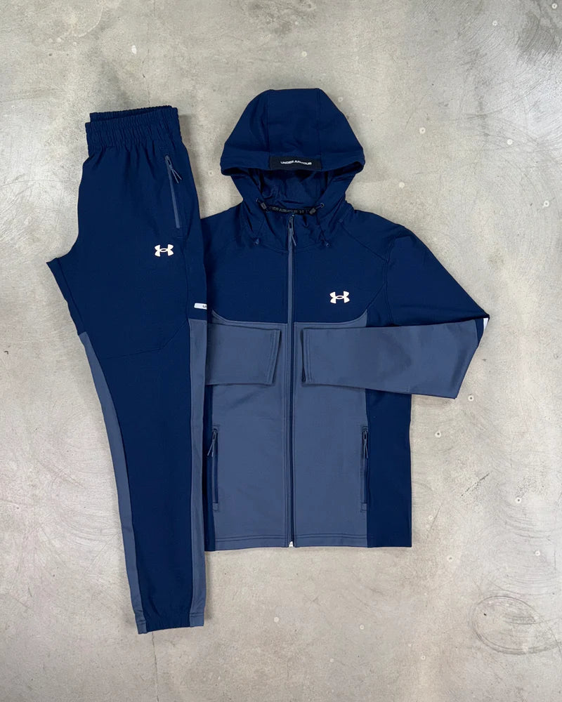 Under Armour - Ensemble survêtement tissé Tech Utility - Bleu marine