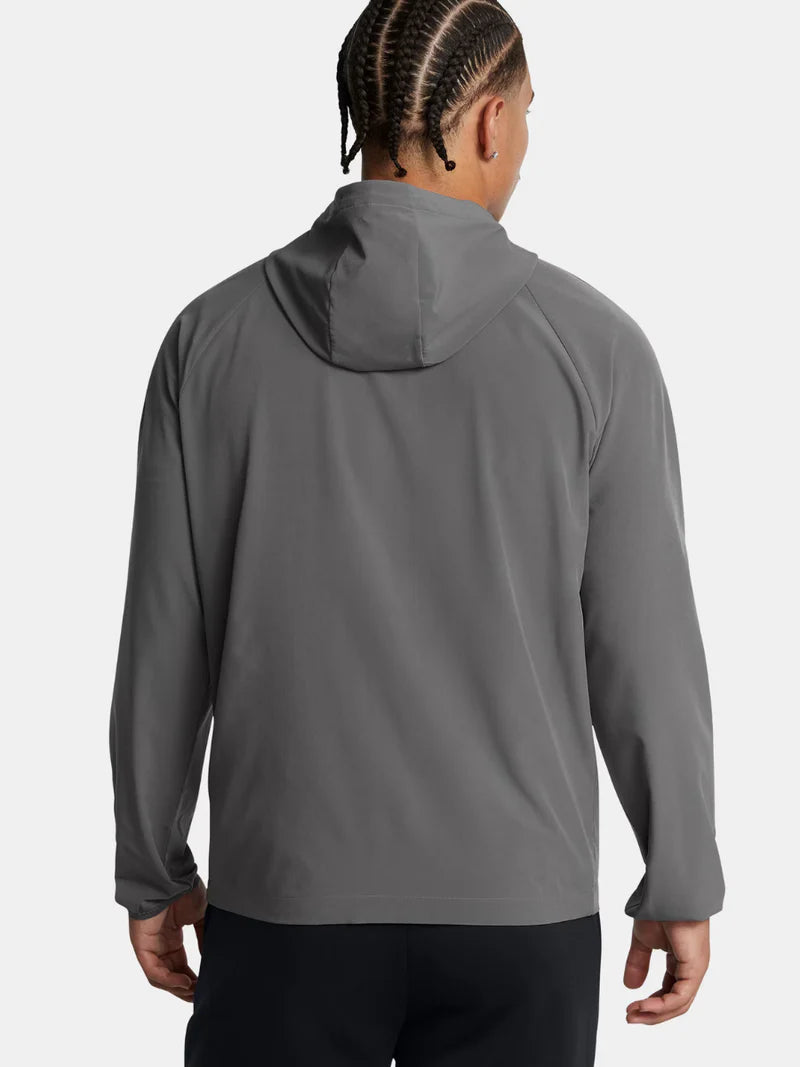 Under Armour - Coupe-vent extensible tissé - Gris