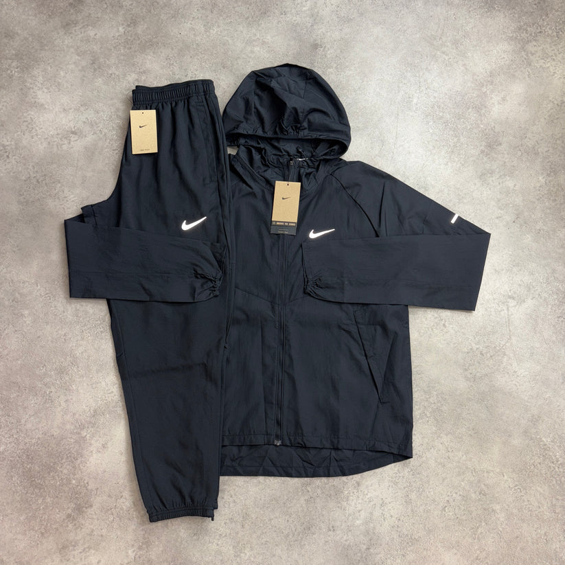 Nike - Ensemble demi-zippé Run Division - Noir