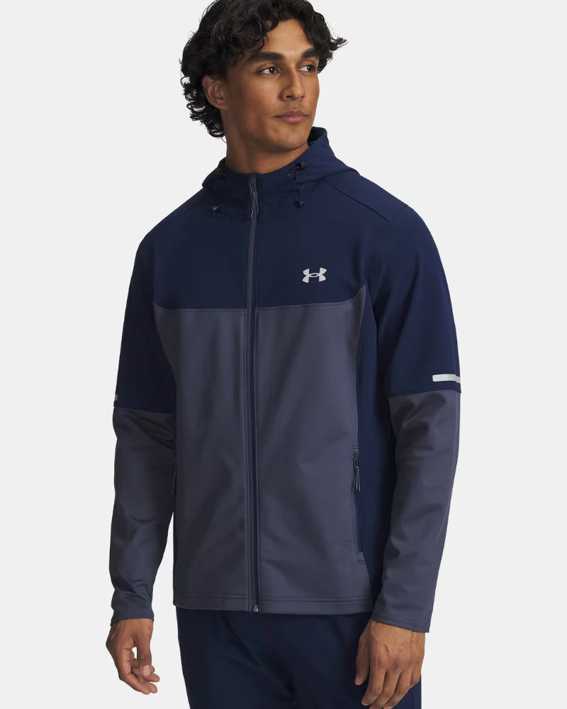 Under Armour - Coupe-vent extensible tissé - Bleu marine