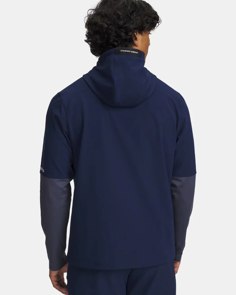 Under Armour - Coupe-vent extensible tissé - Bleu marine