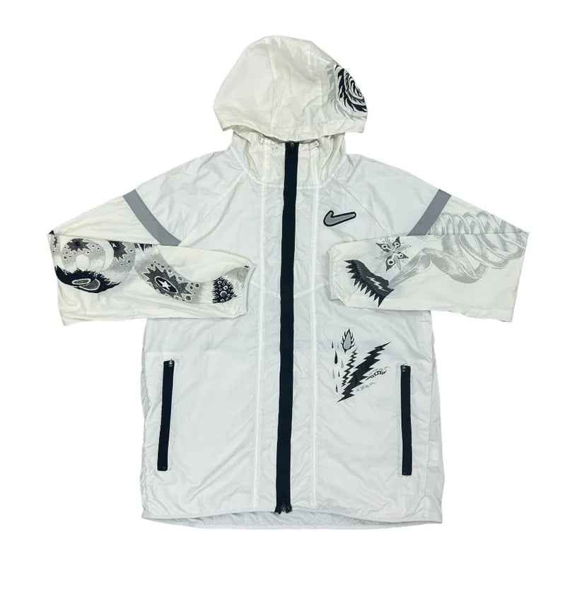 Nike - Veste Windrunner - Blanc/Dragon