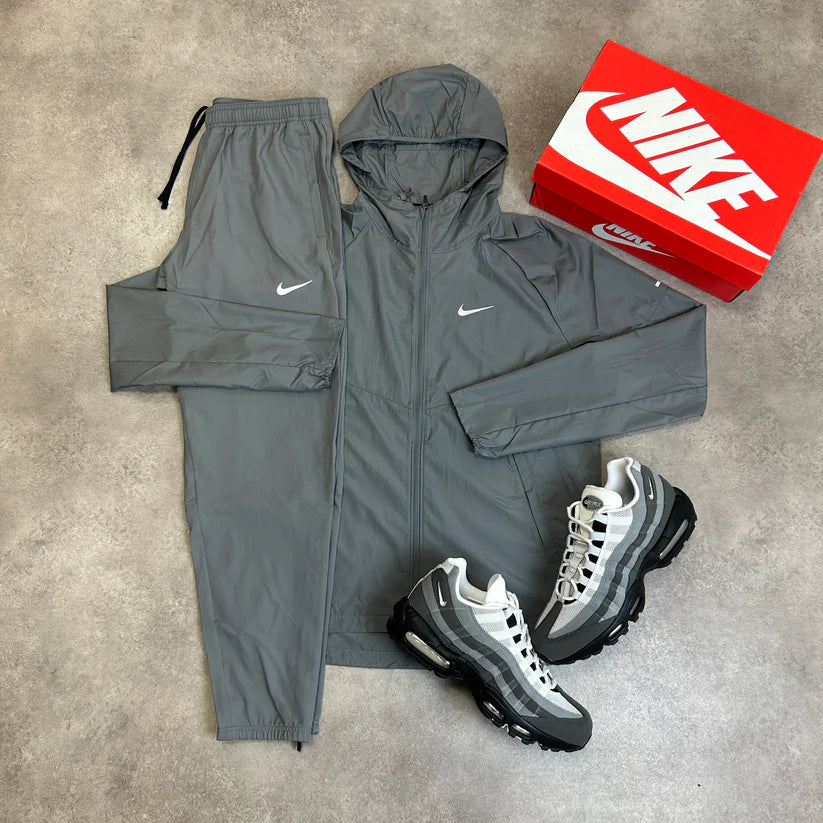 Nike - Ensemble demi-zippé Run Division - Gris foncé