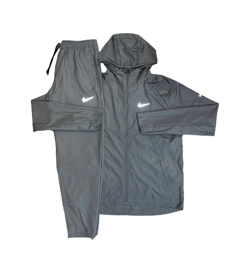 Nike - Ensemble demi-zippé Run Division - Gris foncé