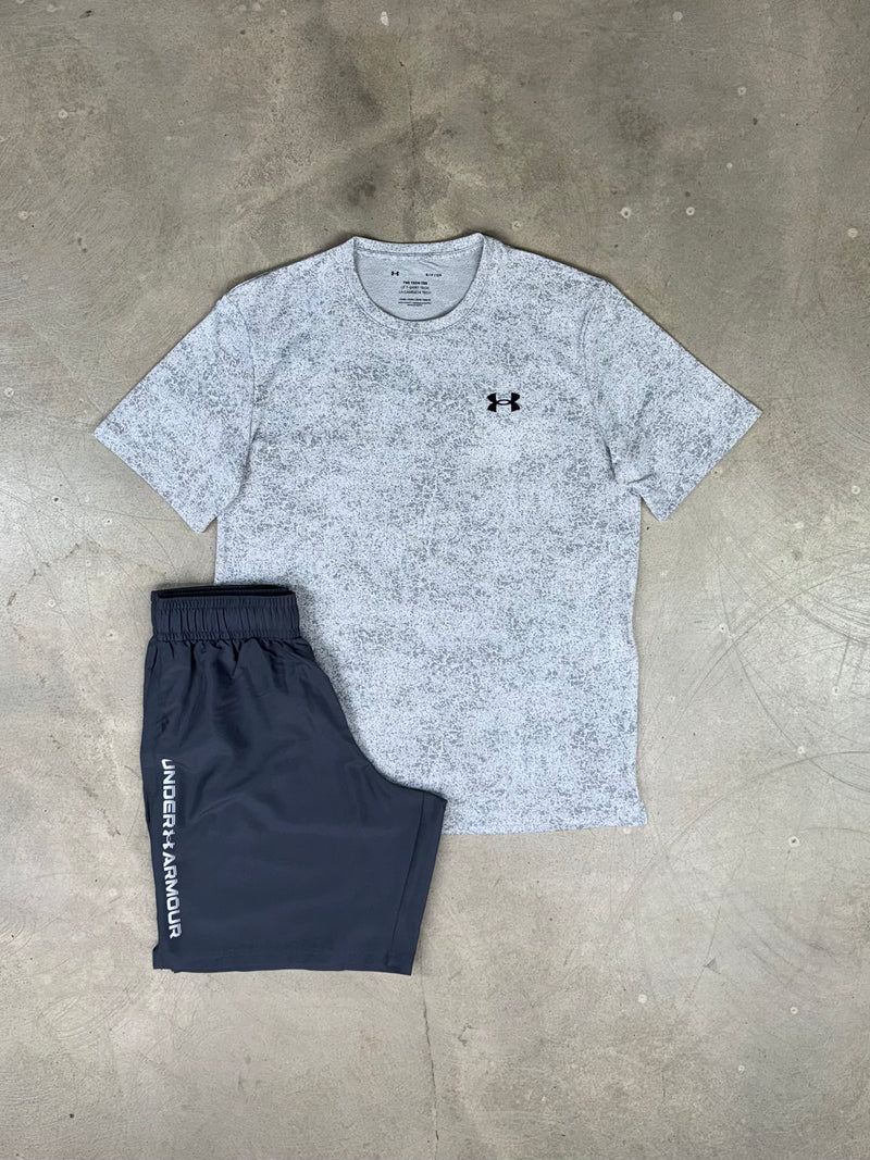 Under Armour - Ensemble texturés Tech - Gris clair