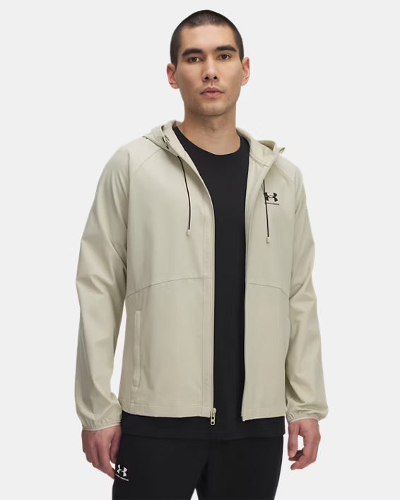 Under Armour - Coupe-vent extensible tissé - Crème