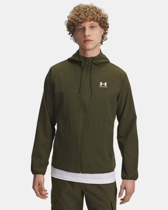 Under Armour - Coupe-vent extensible tissé - Kaki