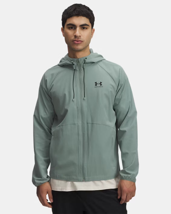 Under Armour - Coupe-vent extensible tissé - Bleu clair